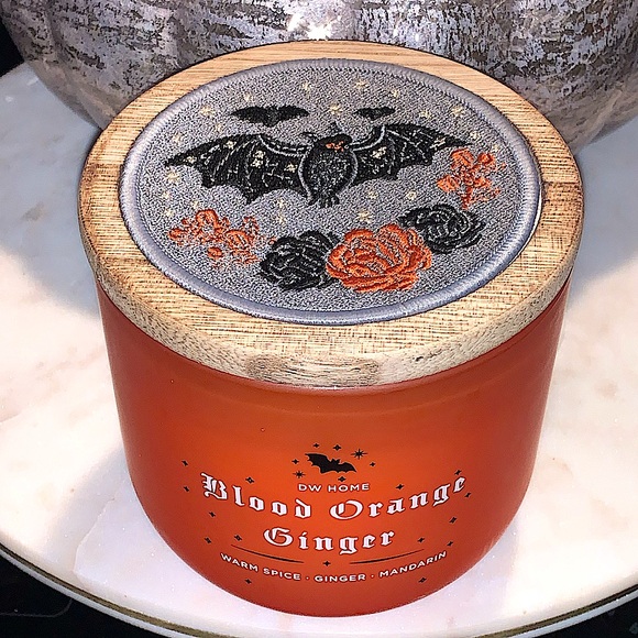 DW HOME CANDLE BLOOD ORANGE GINGER  2 WICK NEW BAT SPICE - Picture 3 of 6